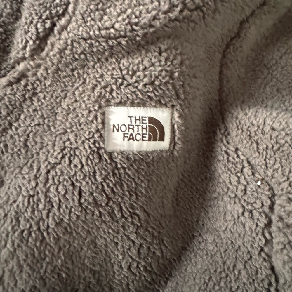 north face brown/grey fleece!